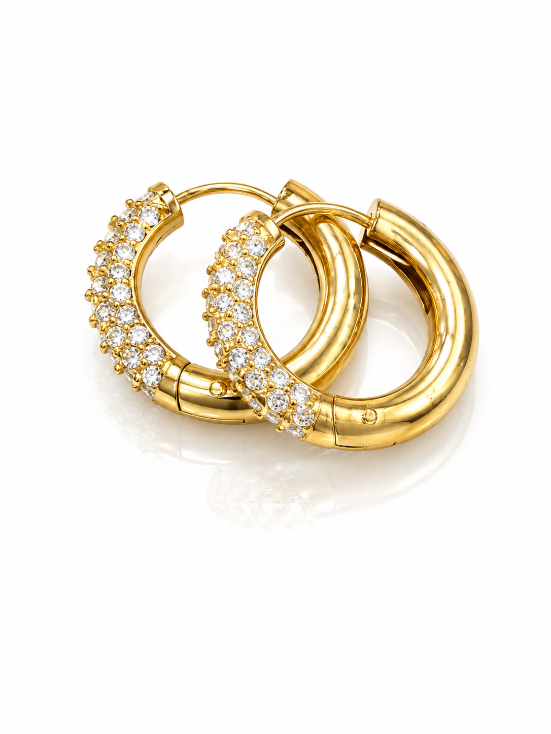 Diana Steel Earrings- S327