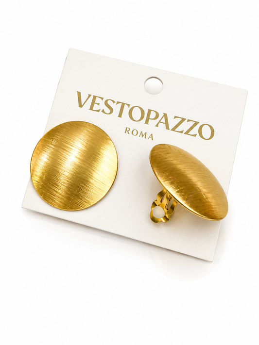 Clips Brass Earrings