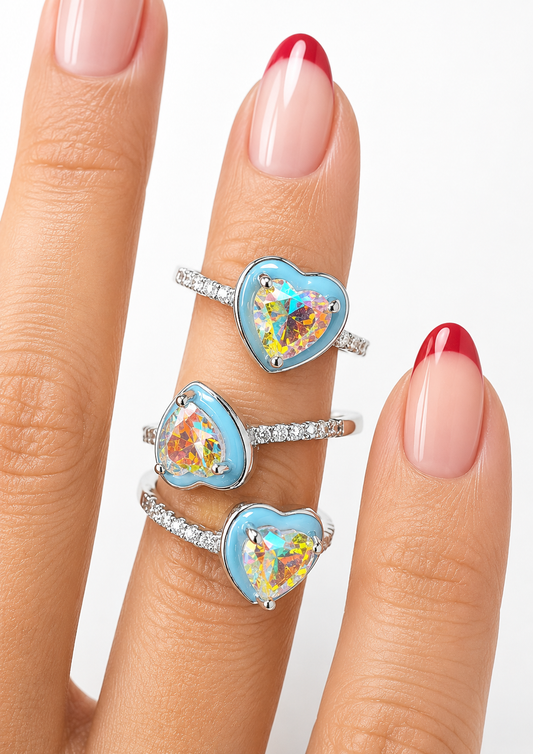 Celeste Heart Ring-P205