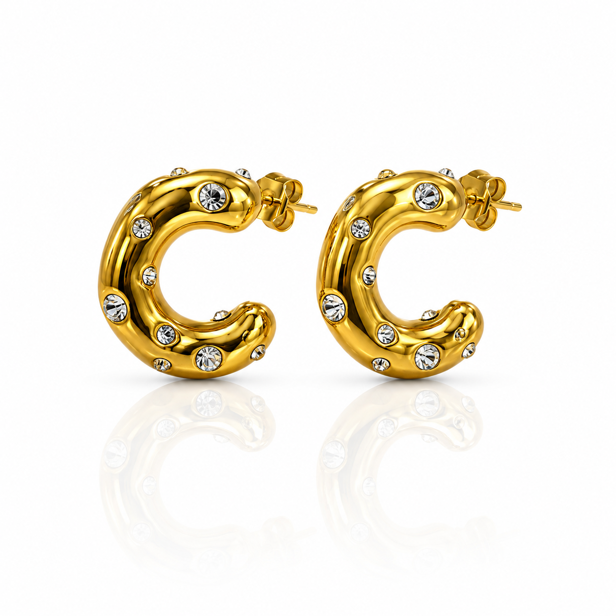 Belle Hoops Earrings- S275