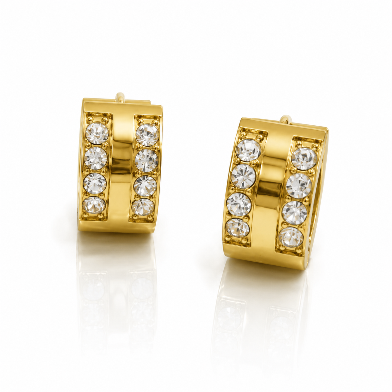 Diamante Hoops Earrings- S16