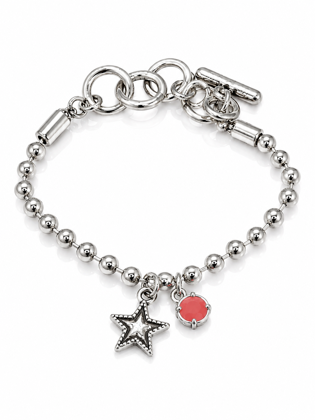 Red Point and Star Bracelet- P13
