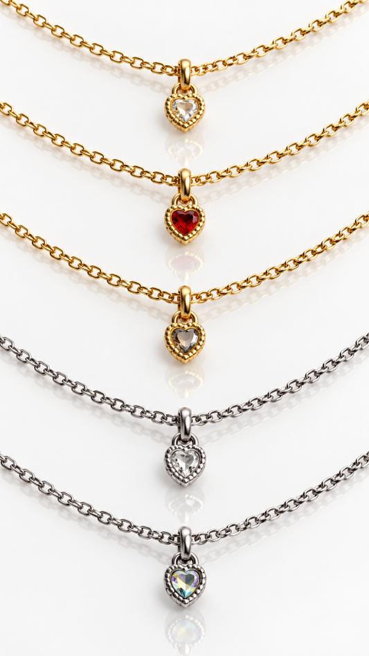 Heart Necklace- L104