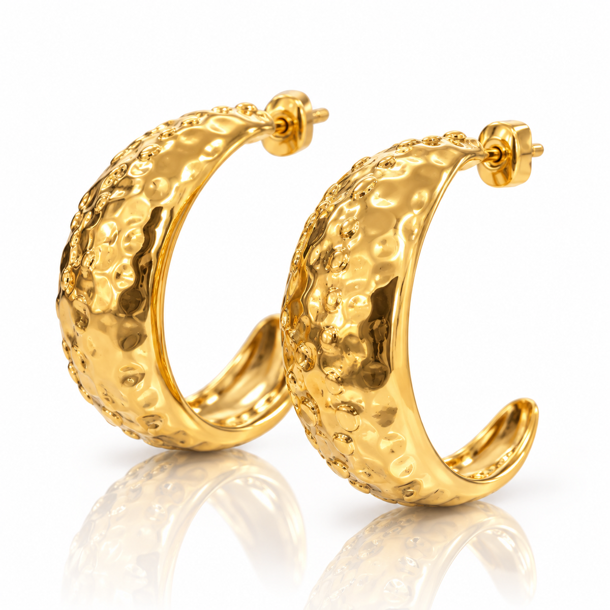 Diva Gold Hoops - P65