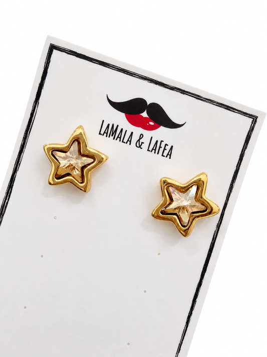 Stars Studs Earrings- L28
